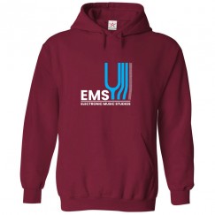 EMS Electronic Music Studios Classic Unisex Kids and Adults Pullover Hoodie for Musicians